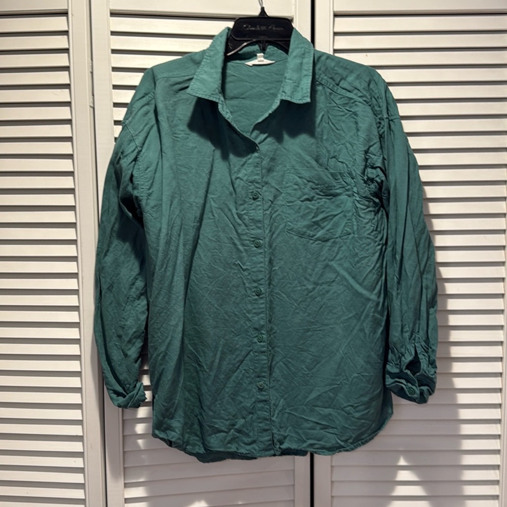 Splendid Green Button Down - image 1